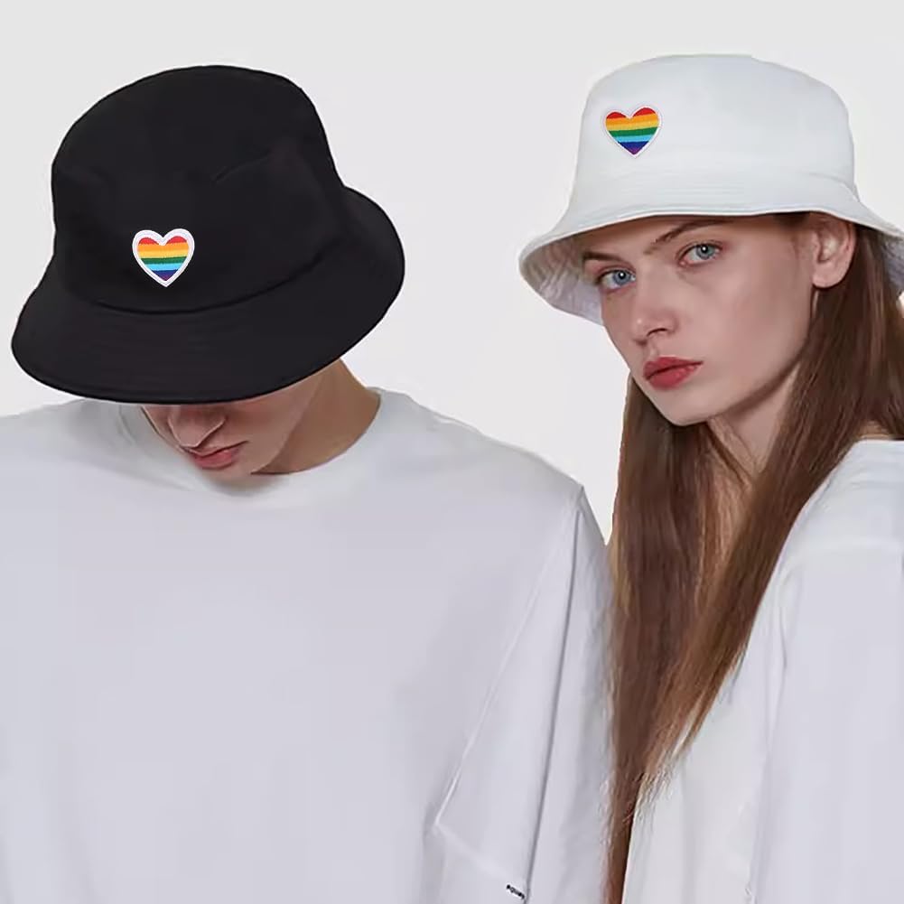 XYIYI Fashion Embroidery Bucket Hat Cotton Beach Fisherman Hats for Women Girls - Image 7