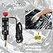 JRangelp Spark Plug Tester Adjustable Car Ignition System Coil Tester Coil on Plug Spark Circuit Tester Automotive Diagnostic Tester Tool