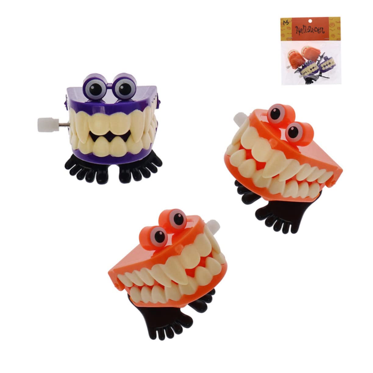 YARNOW 27 Stck. Teiliges Halloween Aufziehspielzeug Bunte Hüpftiere Lustige und Junge Mädchen Spiele Leichtes Lernspielzeug für Party und Alltag