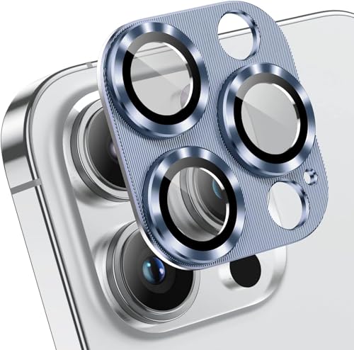 Image of Camera Lens Protector Compatible for Iphone 15 Pro Blue Pack of 1