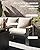 Aoxun Patio Furniture Set, Aluminum Patio Set with Fire Pit Table and 5" Thicken & Washable Cushion, Waterproof Outdoor Furniture, Outdoor Couch Sectional for Backyard (7 Seats/F, Grey)
