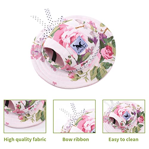 Hunde-Sonnenhut, verstellbar, Baseballkappe mit Ohrlöchern, Sommer-Haustier-Visier, Hüte, Outdoor-Sport, Sonnenschutz, Sonnenhaube für kleine Hunde, Welpen, Katzen
