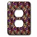 3dRose Multicolored seamless geometrical dot pattern... - Light Switch Covers (lsp-377776-6)
