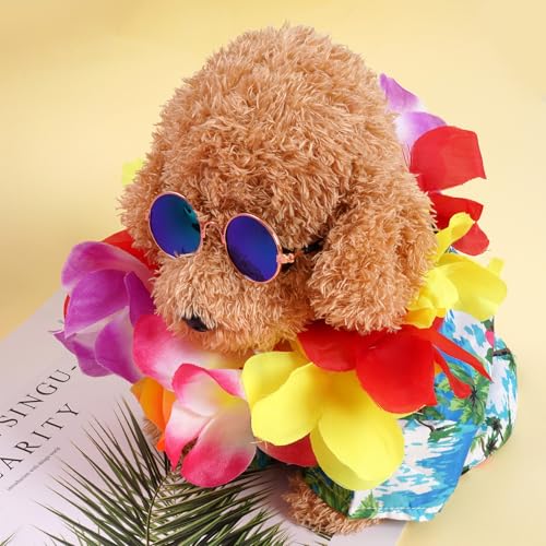 Disfraz hawaiano para perro pequeño X-Large 3 piezas miniatura 5