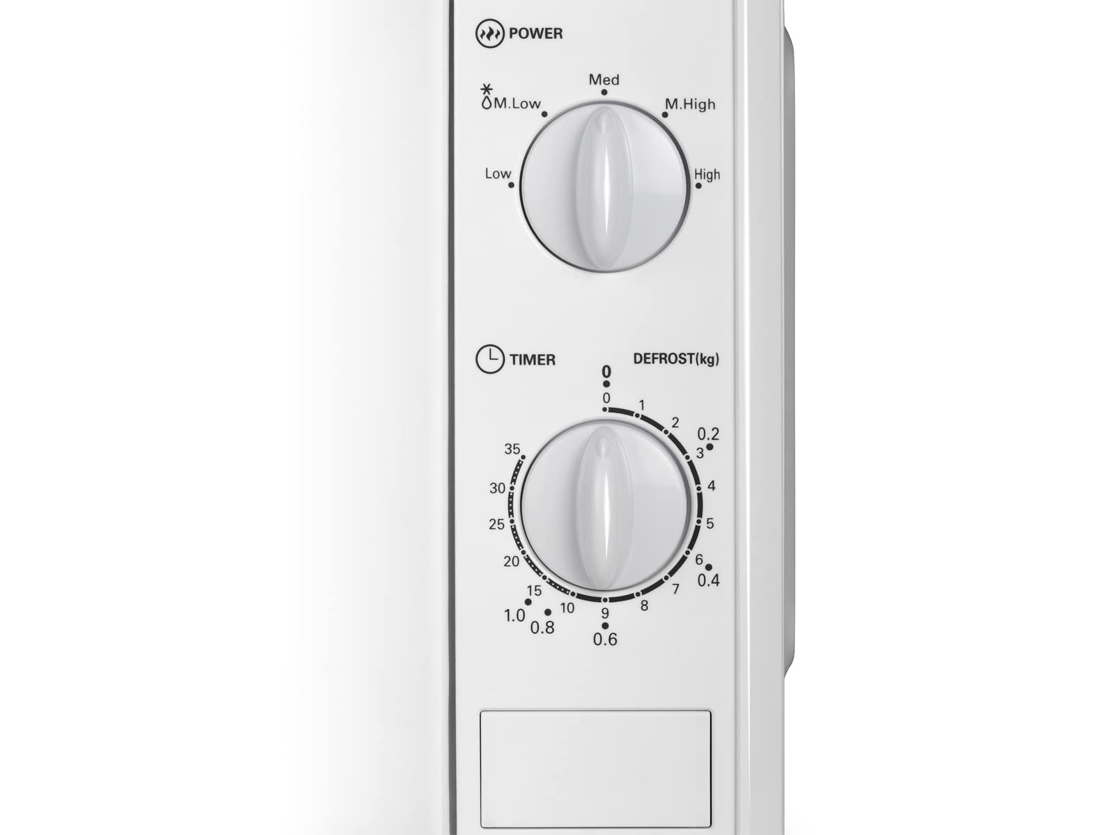 Microonde 20 litri analogico, timer, 5 livelli, 700 Watt, con copertura