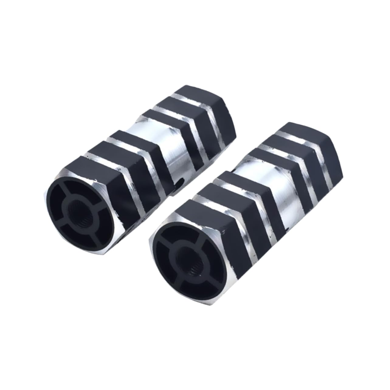 GANAZONO 1pair Aluminum Alloy Foot Pegs for Mountain Bike Sturdy Pedals for Adult for Bike Repairing and Black Color Accessory for Cycling Enthusiasts