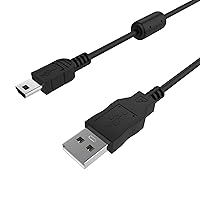 Vista 1 de UC-E4 Cable USB de transferencia de fotos compatible con Nikon D40 D50 D60 D70 D70S D80 D90 D100 D200 D300 D300S D610 D700 D3000 D3100 D7000 D1x D1x