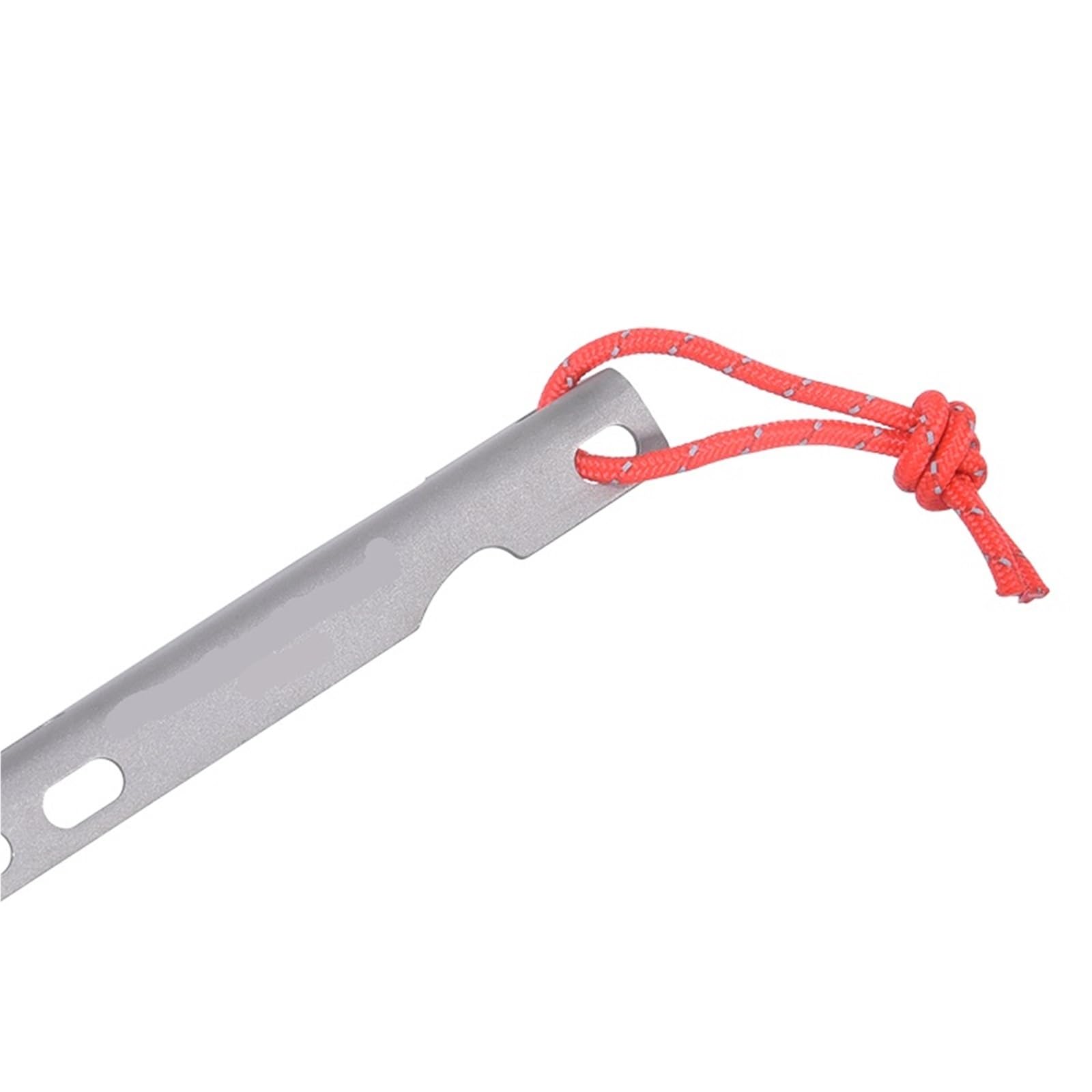 12 stücke Titan Zelt Heringe Ultraleicht Nagel Outdoor Camping V-Form Stakes Tragbare für Zelte