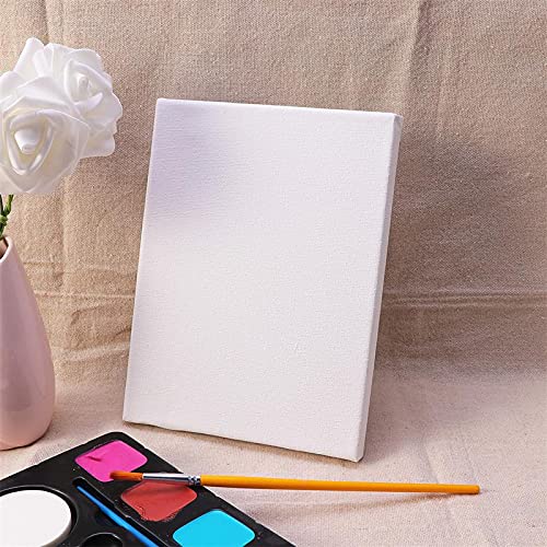 10pcs Blanc Blanc Art Boards Cadre en Bois pour Toile Peinture à l'huile d'artiste étiré Artiste Toile Panneau de Peinture Aquarelle Art Fournitures 664