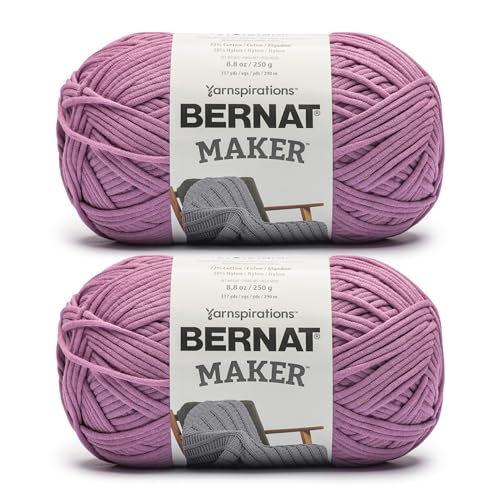 Bernat Maker Hyacinth Yarn - 2 Pack of 250g/8.8oz...