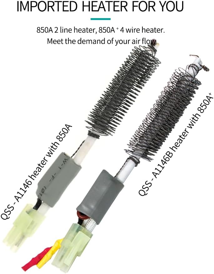 QUICK/SUNSHINE 850 Series Rework Station Hot Air Soldering Station SMD Rework Station Lead Free With Heat Gun （ 850A+）