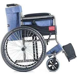 Hyy Yy Rolstoel Steel Rolstoel-Lichtgewicht opvouwbare rolstoel met een grote capaciteit Storage Bag, Drie snelle…