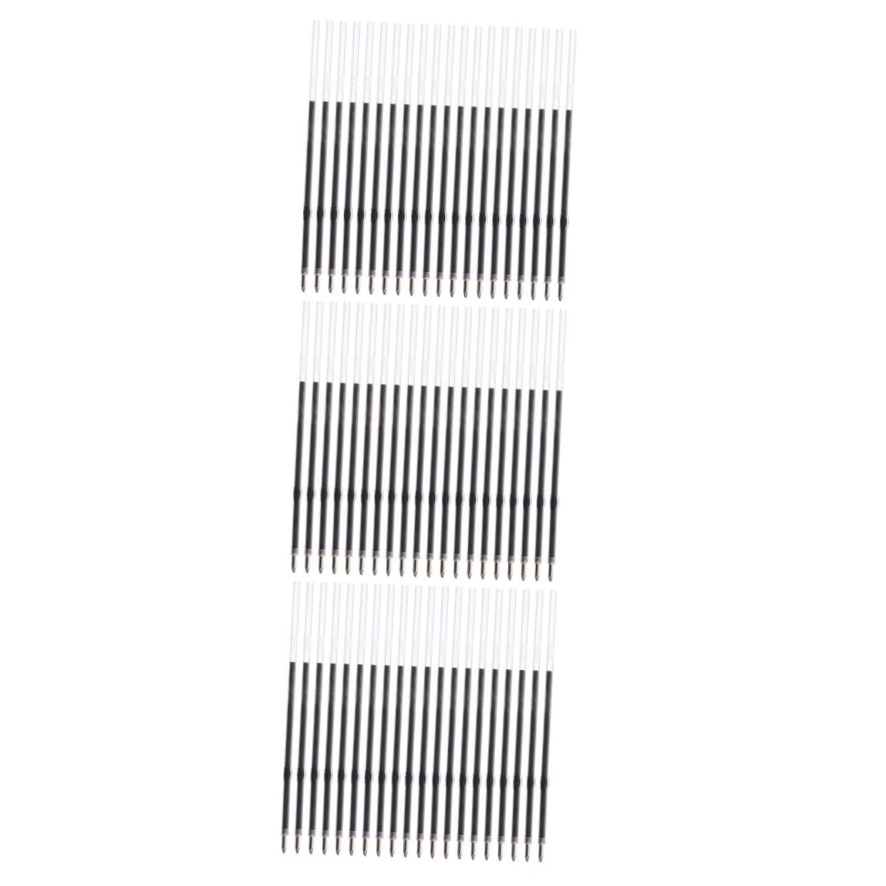 Angoily 3 Ensembles Recharge À Séchage Rapide Recharges De Stylos À Écriture Lisse Remplacements De Recharge De Stylo Recharges D'encre Pour Stylo Bille D'acier 200 Pièces * 3