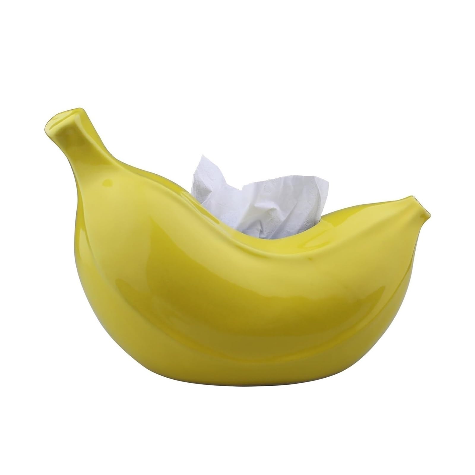 Tissue Dispenser Box Banana Shape Ceramic Tissue Box Fashion Paper Towel Dispenser Creativity Home Apartment Must Haves