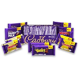 Cadbury Dairy Milk Chocolate Mixed Multipack Collection, Gift Box of 10 x Assorted 4-Packs of Chocolate Bars, OFFICIAL…