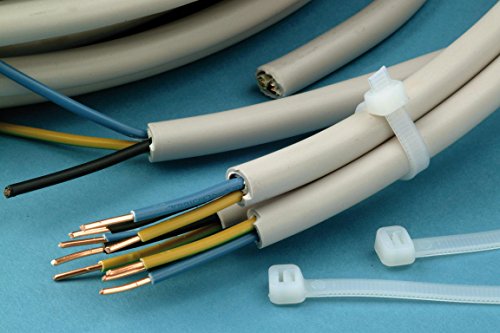 Meister 7452340 Cable Ties Practical Set of 25 White 300 x 4.8 mm Sturdy Nylon Dimensionally Retaining Durable and Robust Cable Tie Set for Bundled Goods - Image 3