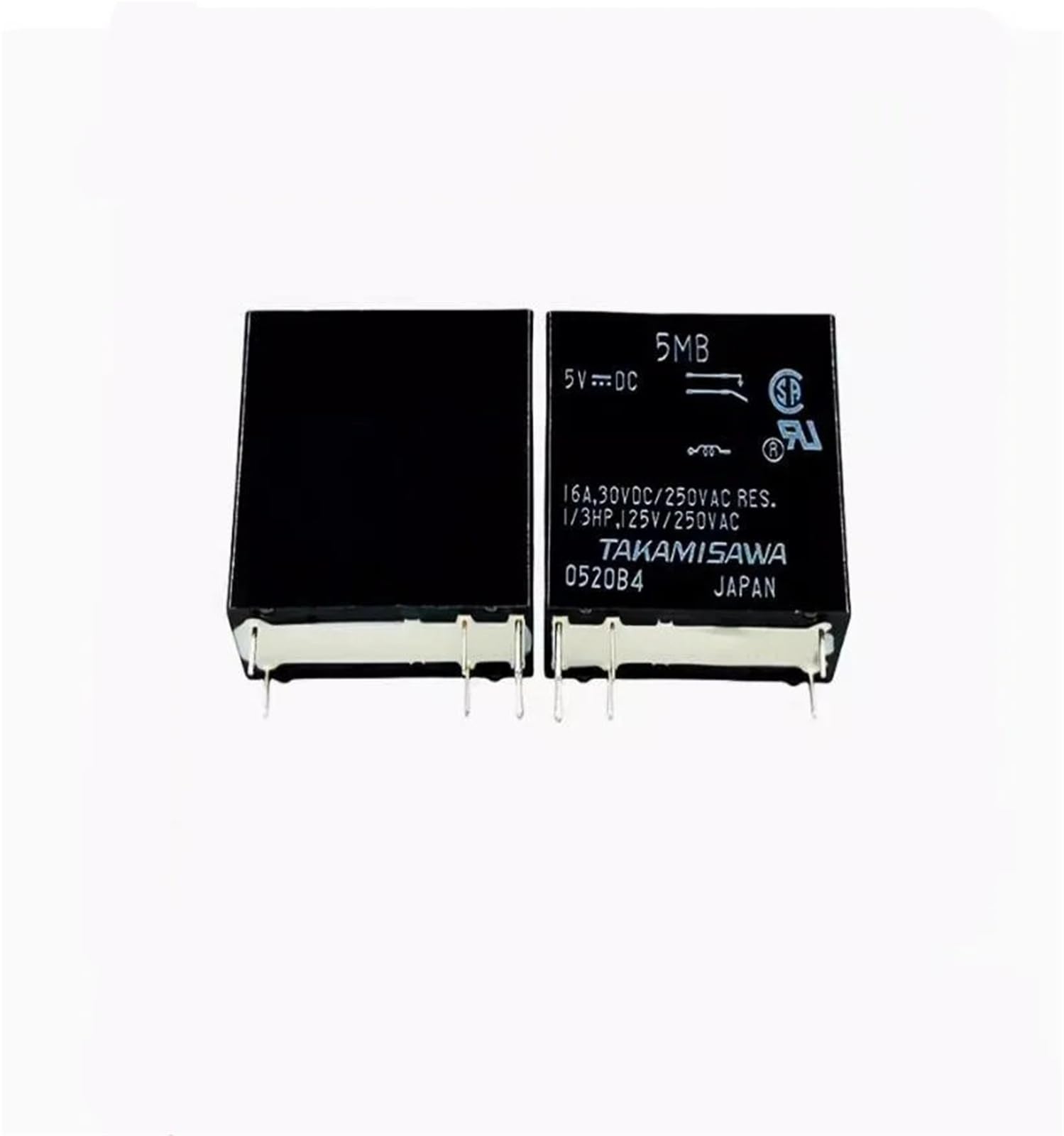Relais VSB 5MB 5VDC haute performance 16A 6 broches pour maintenance durable