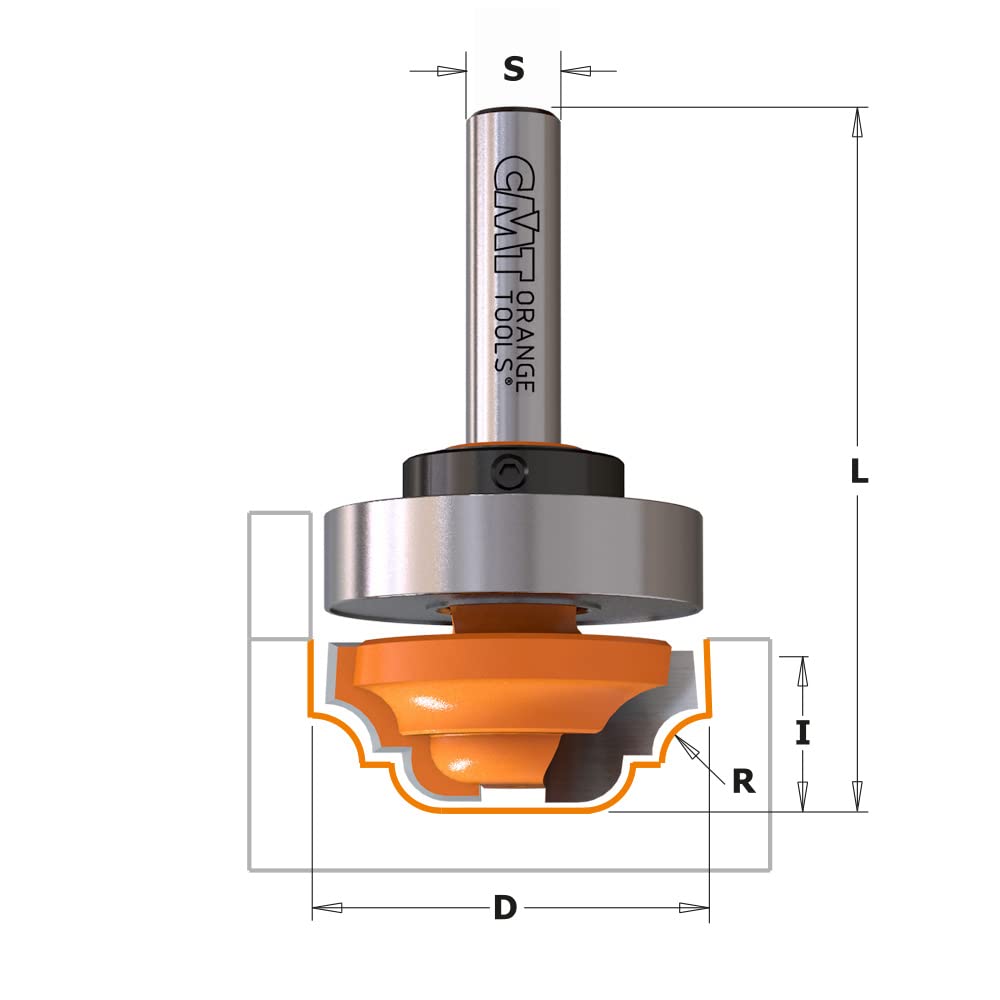 CMT ORANGE TOOLS 948.317.11B Fresa para perfilar