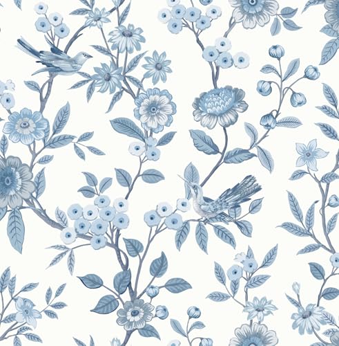 Fine Decor FD43447 Eleanor Floral Papier peint Bleu