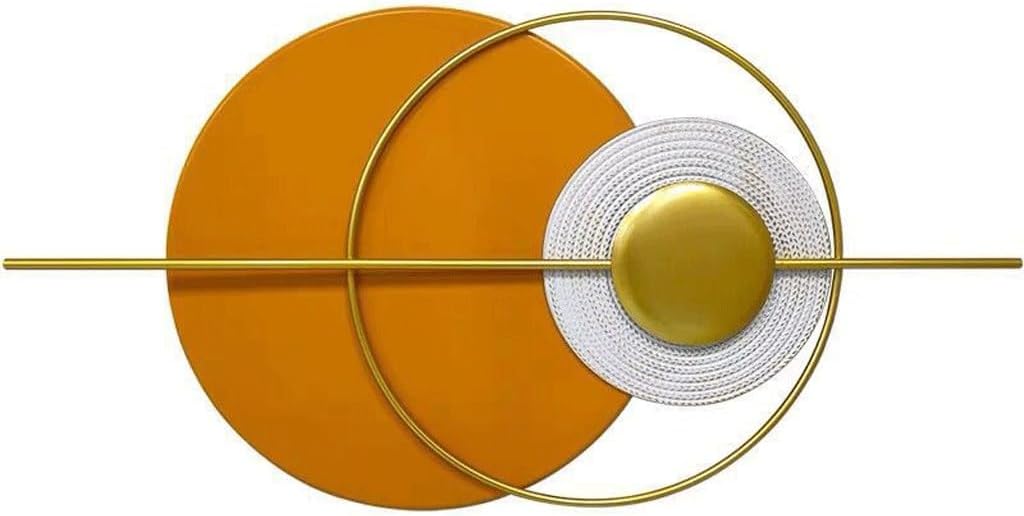 HSIJYGX Hanging Decoration Wall Living Room Metal Dining Three-dimensional Bedroom