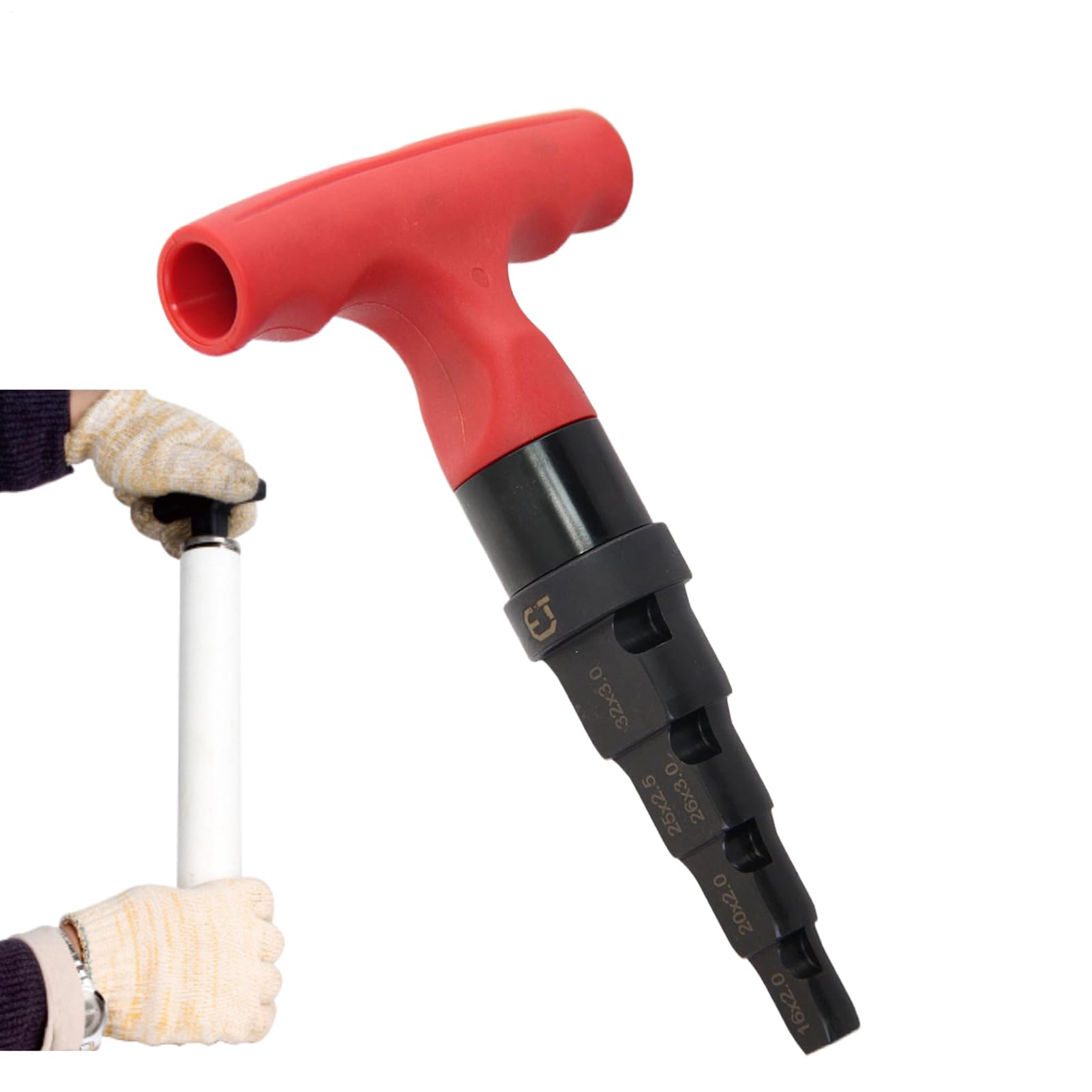 Outil D'Ébavurage Et De Chanfreinage Calibrage interne multicouche 4-en-1