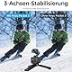 Feiyu Pocket 3 4K Vlog-Kamera mit 3-Achsen-Gimbal & kabelloser Fernbedienung – Inkl. Gesichtserkennung und Magnet-Ständer, 120° Weitwinkel – Kompakte Actioncam für YouTube, TikTok & Reisevideos