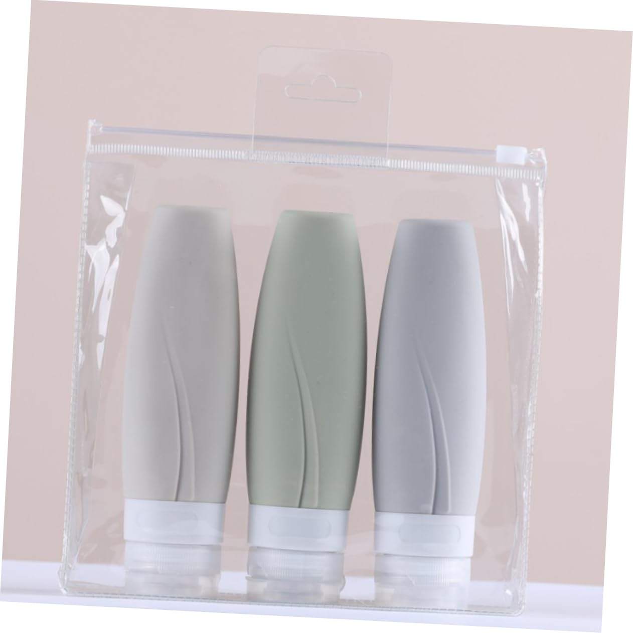 DOITOOL 9pezzi Bottiglie Di Silicone Ricaricabili Da Contenitori Portatili Per Lozione e Shampoo Per Viaggi e Attività All Aperto Include Borsa Pvc