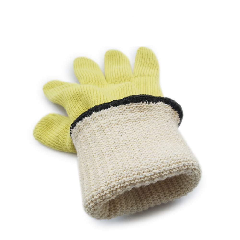 Guantes Profesionales Resistentes a Altas temperaturas Guantes retardantes de aramida para fundición de Metales, fundición Industrial, horneado en Horno, Barbacoa al Aire Libre, etc.