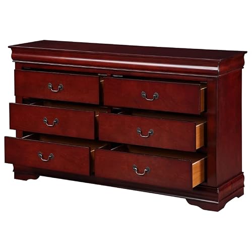 Acme Furniture Louis Philippe Dresser, Cherry, One Size #TOP6