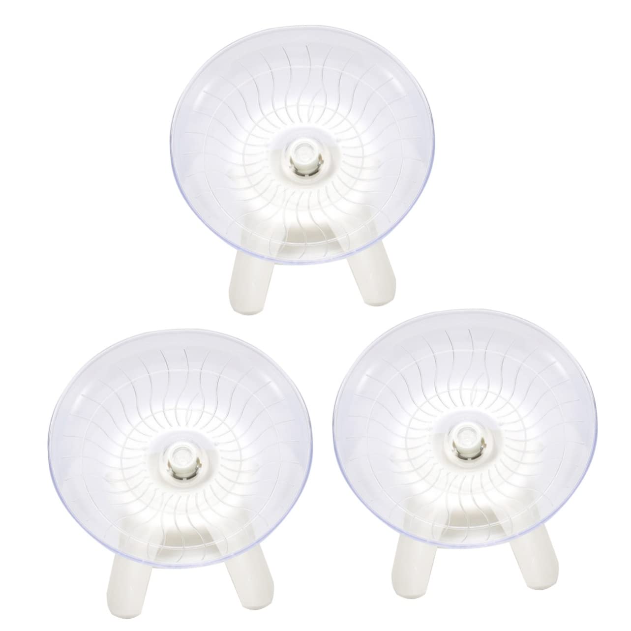 POPETPOP 3piezas Rueda De Correr Silenciosa para Hámsters y Roedores Juguete De Ejercicio para Chinchillas y Jerbos para Mantener La y De Pequeñas