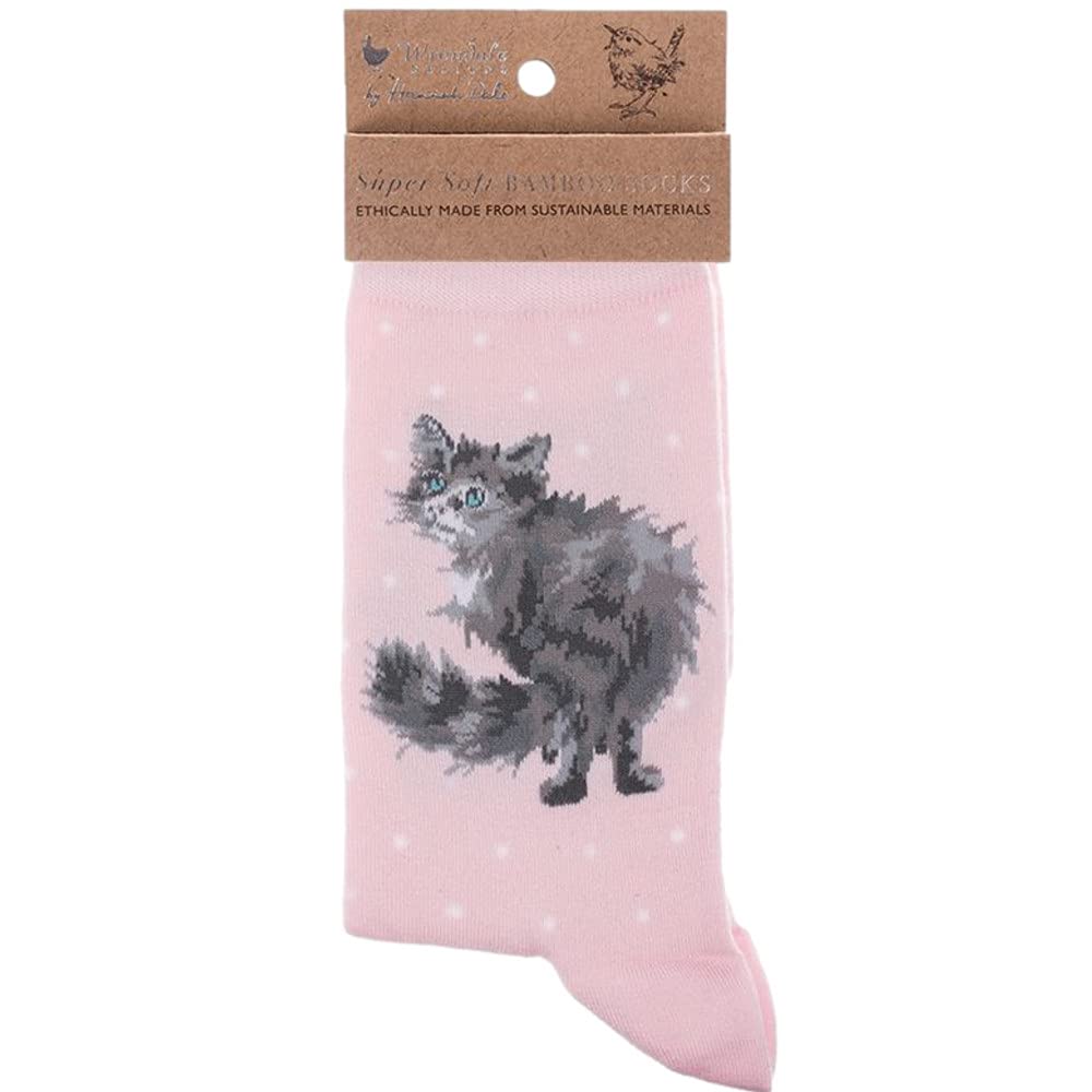Wrendale Designs Super Soft Bamboo Socks | Glamour Puss Cat | One Size Not,Specified