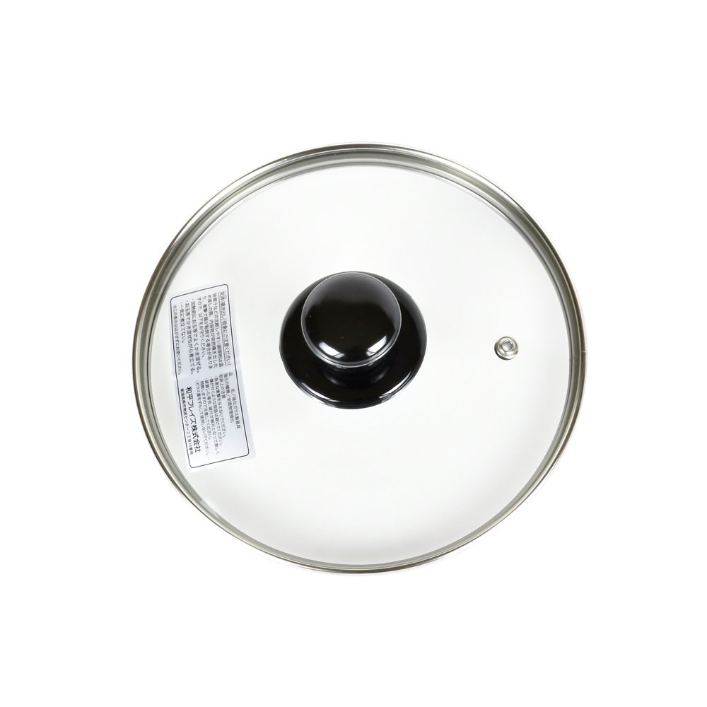 Wahei Freiz PR-8570 Glass Lid Frying Pan, Pot, Precious, 7.1 inches (18 cm), Fully Reinforced Physics with Steam Vent