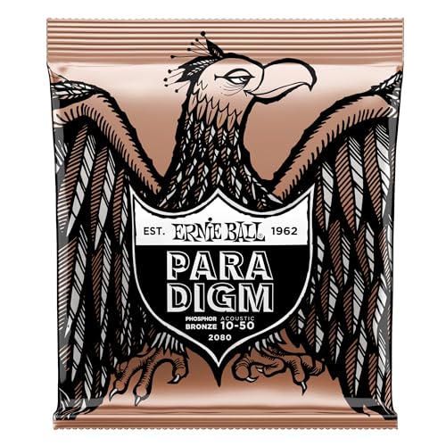 Ernie Ball Paradigm Extra Light Phosphor Bronze Acoustic Guitar Strings - 10-50 Gauge