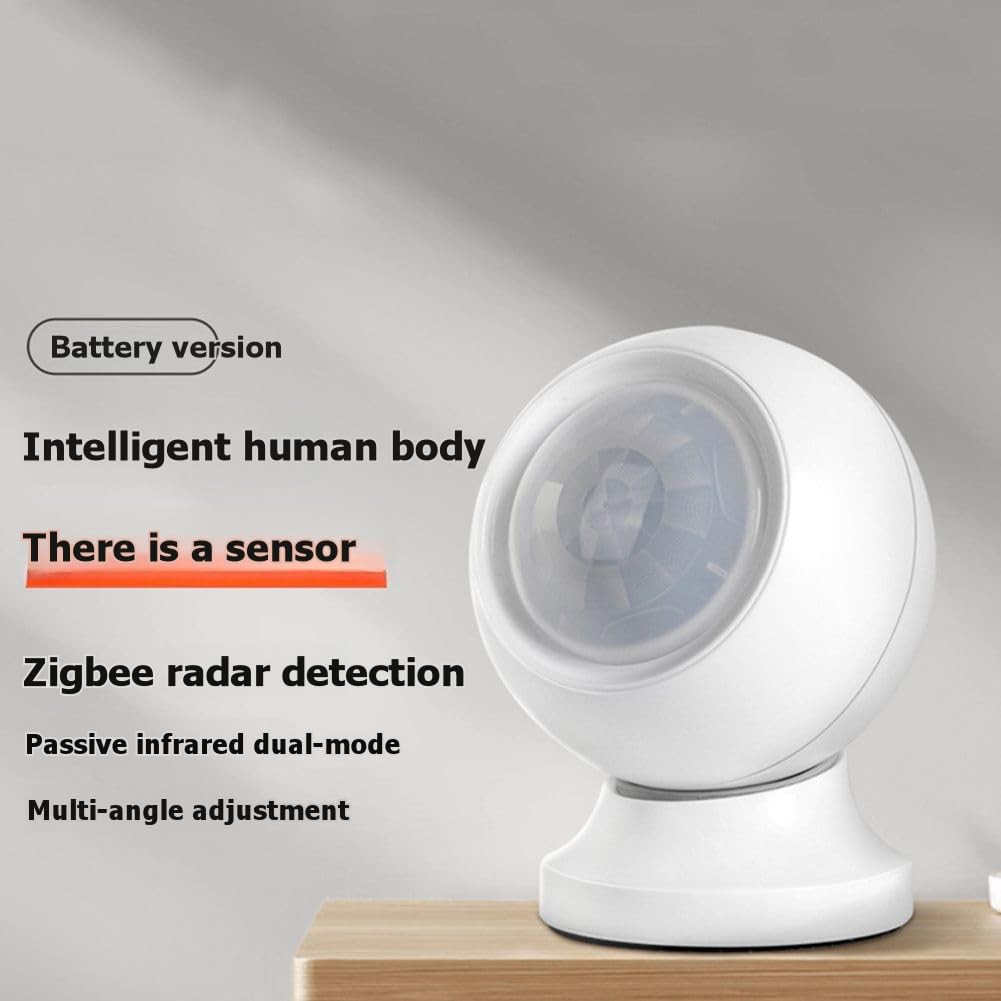Zigbee-Anwesenheitssensor, Batteriebetriebener Intelligenter PIR-Bewegungsmelder, Bewegungsmelder für die Heimsicherheit