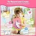 TECJOE LCD Writing Tablet for Girls, Unicorn 11 Inch Drawing Tablets for Girls, Girls Toys Doodle Board, Kids Travel Games Learning Toys Christmas Birthday Gifts for 3 4 5 6 Year Old Toddlers (Pink)
