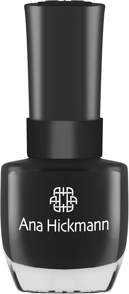 Esmalte Ana Hickmann 9 Ml Coleção Dark - Sombrio, Pigmentação Intensa e Aplicação Suave, Secagem Rápida, Esmalte Escuro Cremoso