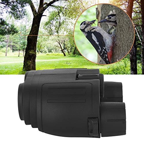 Telescópio binocular, binóculos transparentes de liga de magnésio + borracha, design ergonômico leve