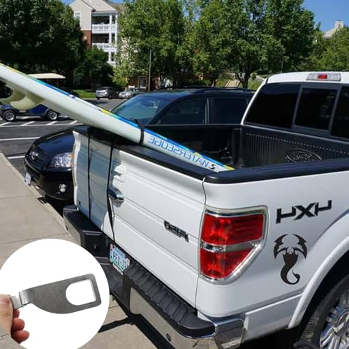 iguTrail Heckklappenaufsteller, Auto Heckklappen Aufsteller Für Frischluft, Edelstahl Auto Heckklappen-Abstandshalter Passend Für T5 T6, Frischluftschloss-Haken-Halterung