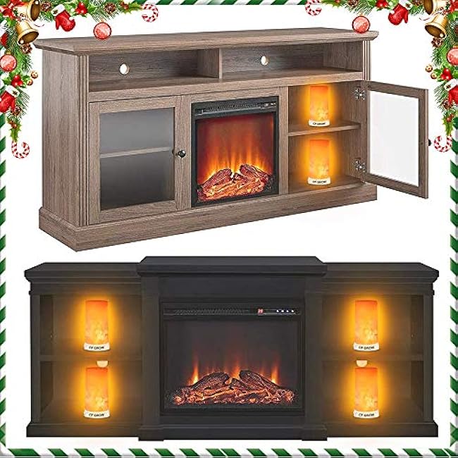 LED Flame Effect Light, Flame Lamp 4 Modes USB Rechargeable Fire Lights Indoor Campfire Outdoor Decorative Lantern Hanging Lamps Fireplace Romantic Light for Home Party Camping Bar