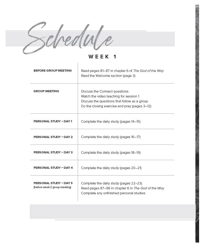 The God of His Word Bible Study Guide plus Streaming Video (God of The Way) - Image 5
