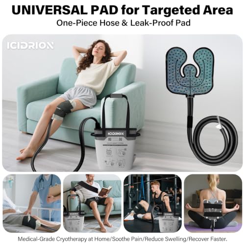 Image of Quiet Ice Machine for Knee After Surgery, Programmable & Portable