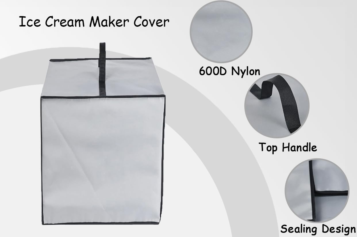 CREAMi Ice Cream NC701 Housse De Machine à Glace Pour Ninja Swirl – Housse De Machine à Slushie Pour Ninja Creami Swirl Soft Service, Imperméable Et Anti-poussière Pour Cuisines (43,2 X 27,6