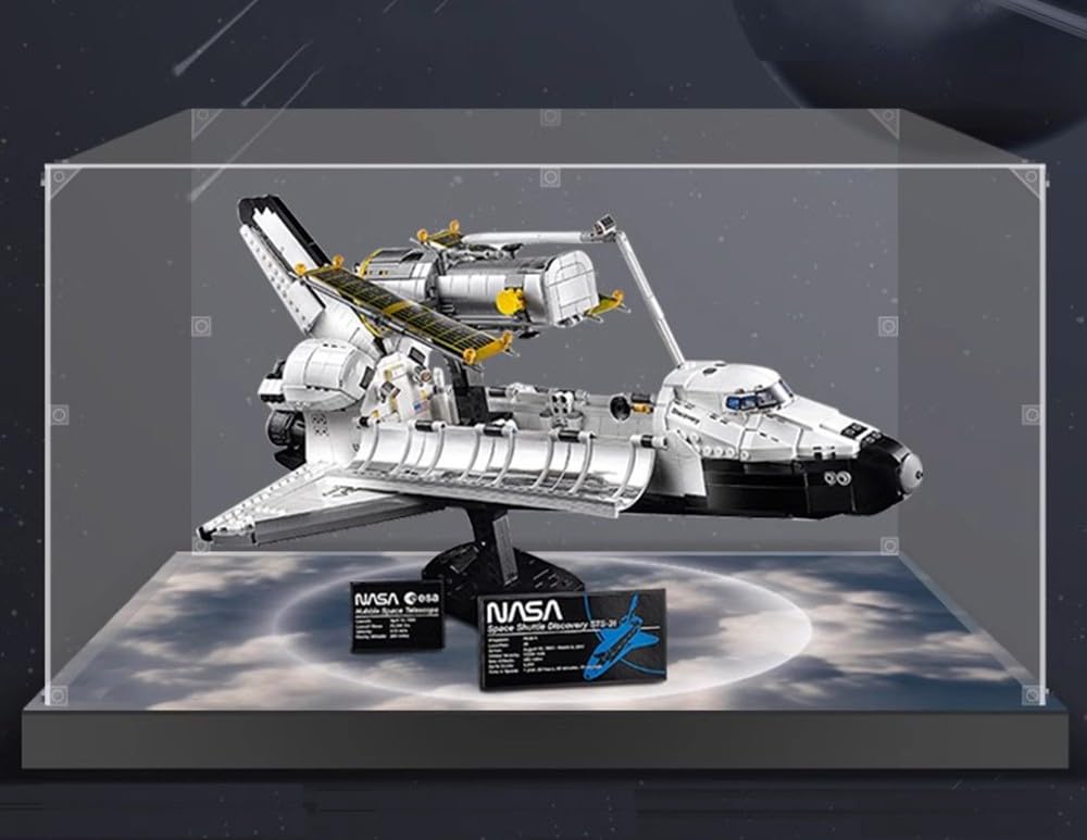 Acryl Vitrine Kompatibel Mit Space Shuttle Le-go (10283) Discovery, Vitrine Aus Acryl (Modell Nicht Enthalten) A,3mm