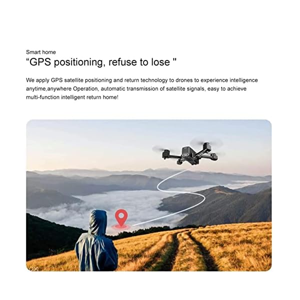 GPS Drohne mit 4K HD Kamera FPV Quadcopter Drohnen für Erwachsene mit automatischer Rückkehr nach Hause, Follow Me… – Bild 5
