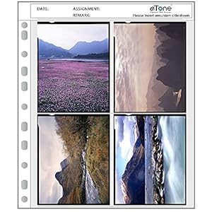 eTone Archivierungshüllen 4x5 Negativblätter 100er Pack