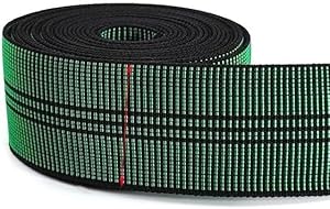 Euxhtywp hochelastisches Nähgummiband, Grün, 70 mm, 5 Meter