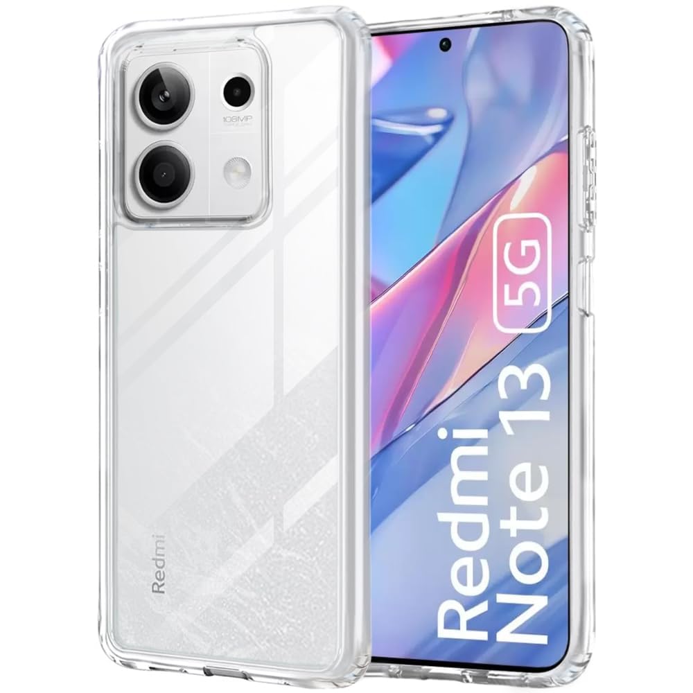 Amazon Brand- Solimo Basic Case for Mi Redmi Note 13 5G (Silicone_Transparent) (B0CWNJP8LH) Amazon Price History, Amazon Price Tracker