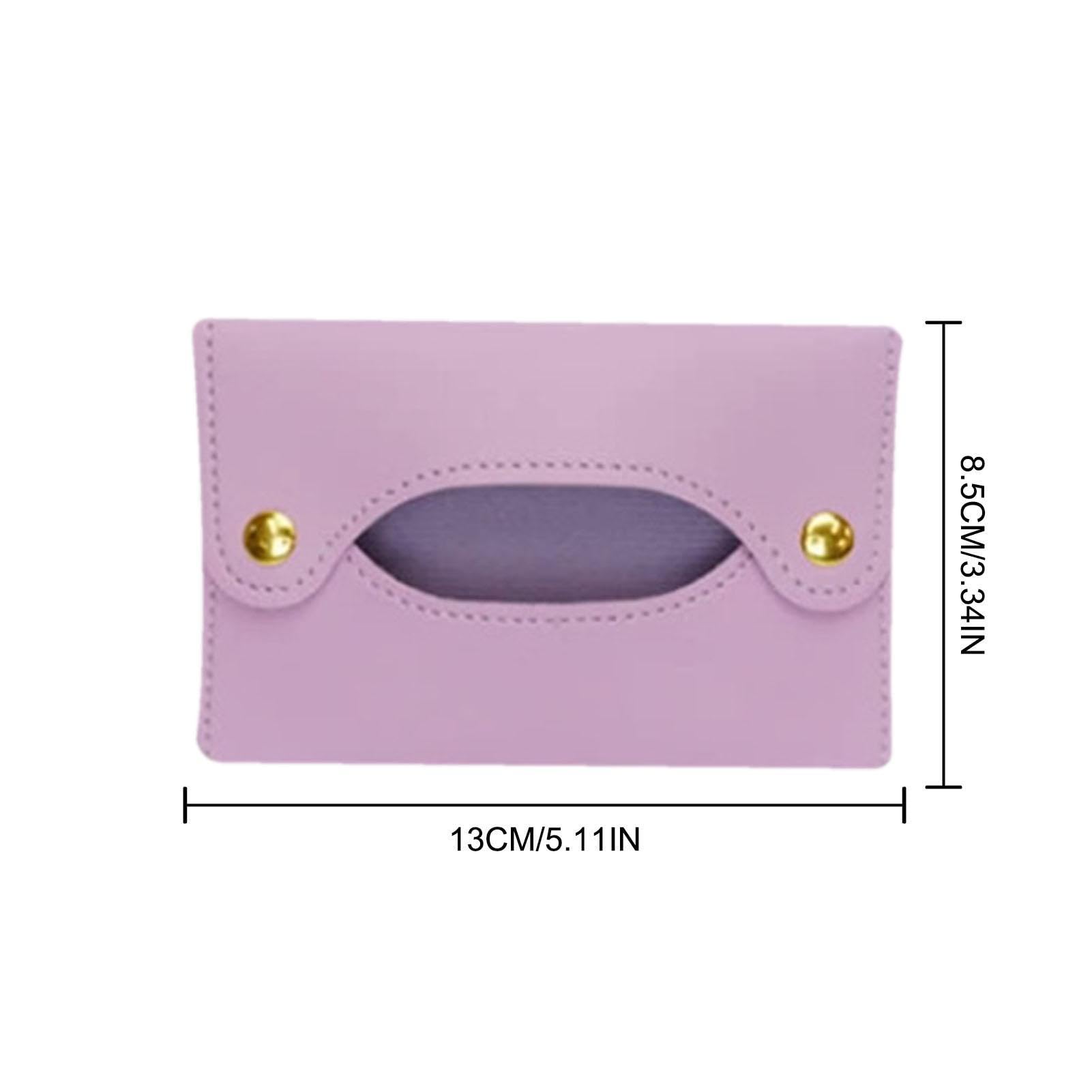 Porta fazzoletti per borsa, Porta fazzoletti, Copri asciugamano di carta con tasca piccola, Porta fazzoletti per borsa, Porta fazzoletti universale, Porta scatola di carta, Custodia in pelle Pu