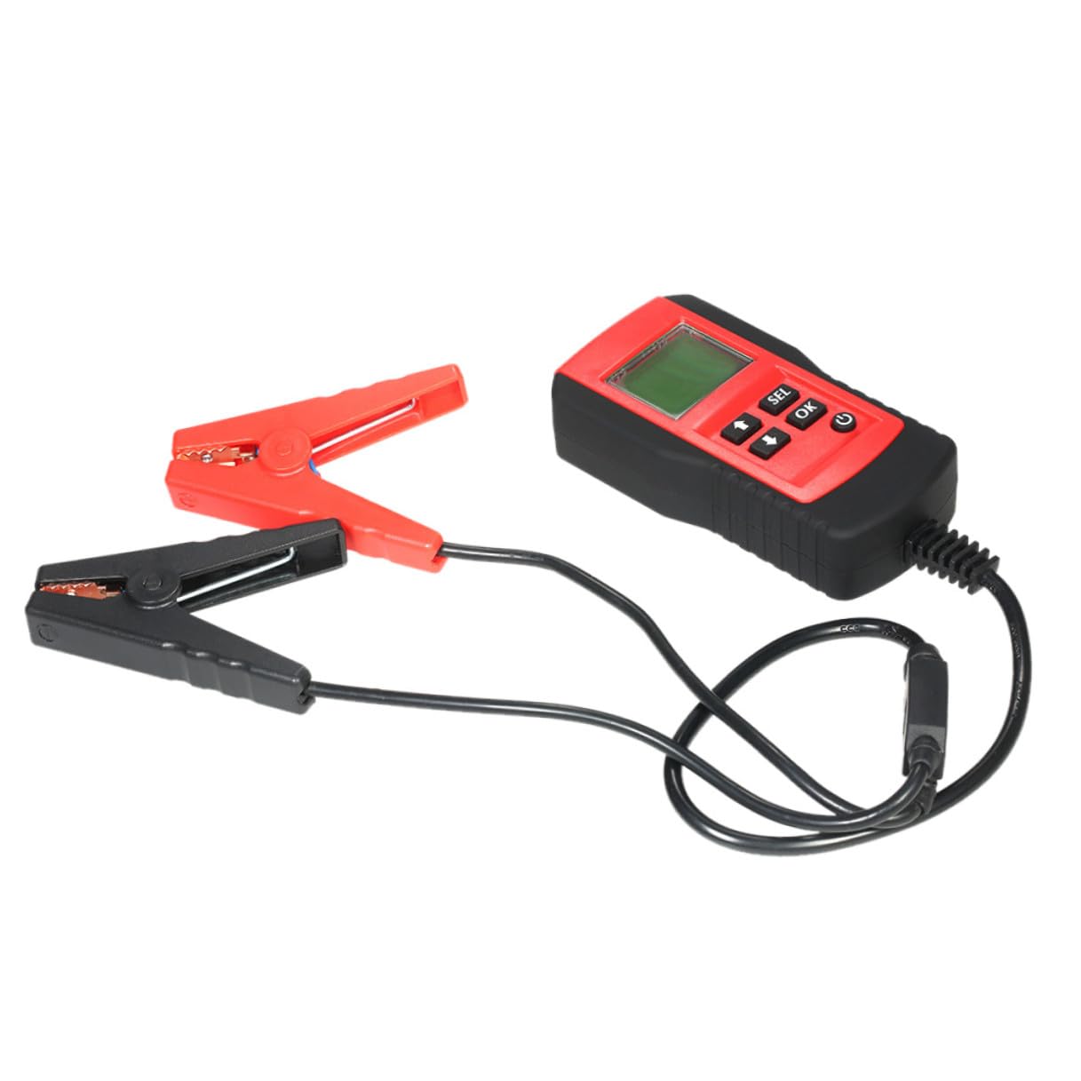 Abaodam Tester Rapido, Batteria Lcd Auto e 12v di Display Test Analizzatore Abs per Rosse in Rame Capacità e Durata Batterie Moto