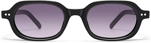 Retro Small Rectangle Sunglasses for Women Mens Trendy Rounded Square Sunnies AP3749